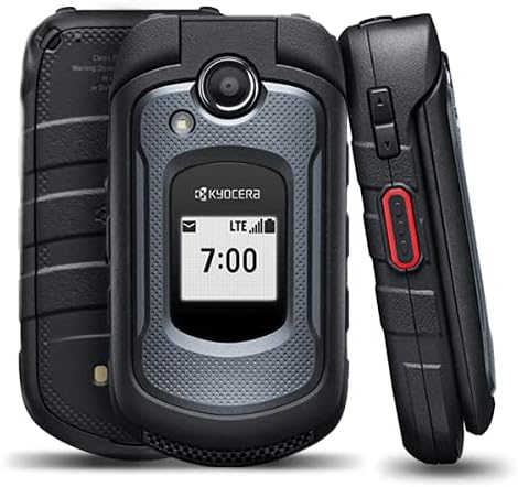 Kyocera AT&T Flip Phone GSM 4G LTE Dura XE E4710 Rugged Att Waterproof, Dustproof, Tough, Strong , Shock-Resistant (Renewed)