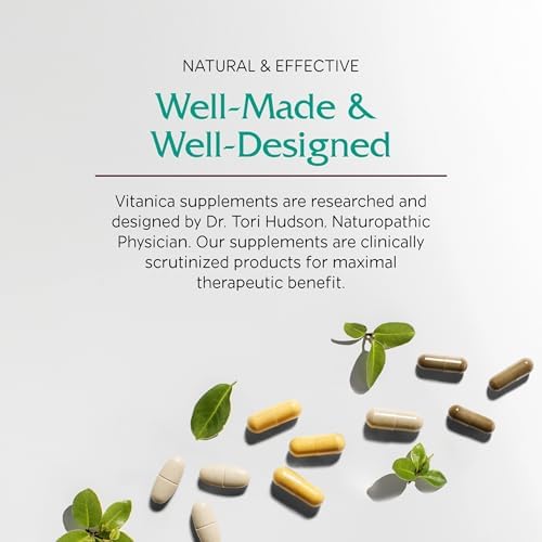 Vitanica Luminous - Hair, Skin & Nail Support Supplement - Nutritional Supplement for Women with Magnesium & Selenium - Vegan Antioxidant Supplement - Consumer Line - 60 Capsules