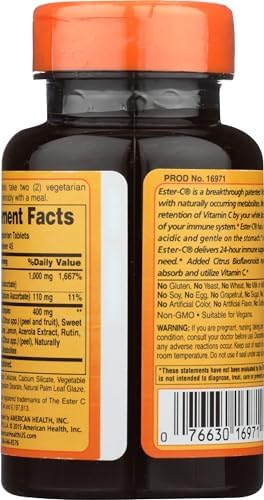 Ester-Vitamin C with Citrus Bioflavonoids 500 Milligrams 450 Veg Tabs