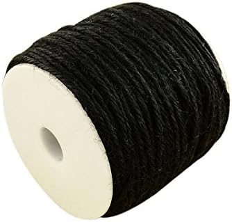 LiQunSweet 100m/328ft Hemp Cord Hemp Rope String Twine Beading Material 1 Ply for Jewelry Making DIY Craftings Wall Hanging Art Project Home Party