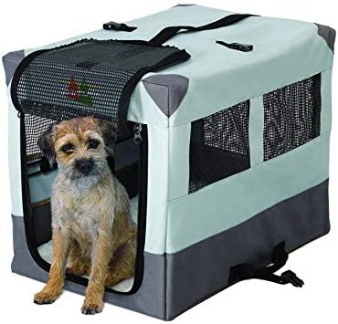 MidWest Canine Camper 24-inch Portable Tent Crate for Dogs