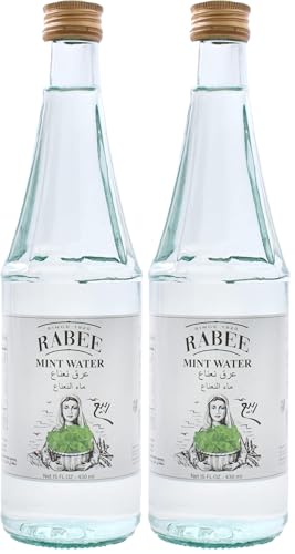 Rabee Mint Water Imported 15 oz. - Mint Hint Water Beverage - Healthy Alternative Drink