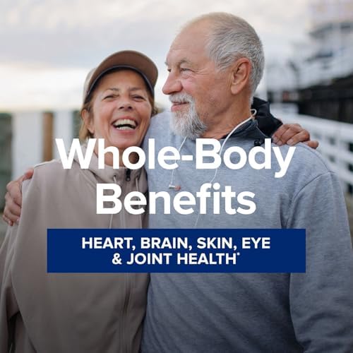 GNC Triple Strength Fish Oil Mini, 1000mg EPA & DHA, 120 Mini Softgels | Provides 1000mg EPA and DHA per Serving to Support Heart, Brain, Skin, Eye, Joint Health, and a Balanced Mood