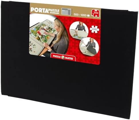 Jumbo, Puzzle Mates, Portapuzzle - Standard 1,000 Piece, Jigsaw Puzzle Accessories