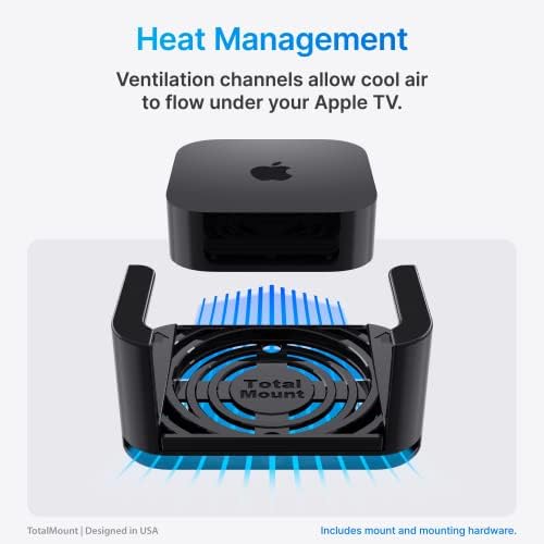 TotalMount for Apple TV – Fits All Models, Heat Management, Premium Quality | Designed in the USA