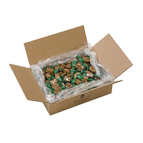 Béquet Celtic Sea Salt Caramels - Individually Wrapped Candy - 8oz Gift Bag | Ready-to-gift bag. Small-batch caramel made in Montana with real cream and butter, Kosher Star-D, gluten free, non-GMO
