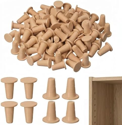 240 Pcs White Hole Plugs Covers Caps Compatible with IKEA Kallax Bookcase Cabinet Shelving 3.5mm Furniture Hole Fillers Compatible with Billy Bookshelf for a Seamless Built in Look