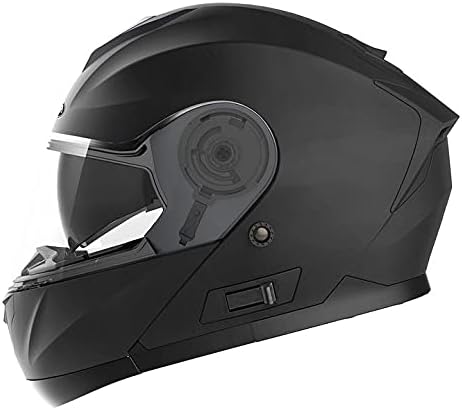 YEMA Modular Motorcycle Helmets, DOT Approved Full Face Motorcycle Helmet with with Flip Up Dual Visor for Men & Women - Street, Scooter, ATV, E-Bike