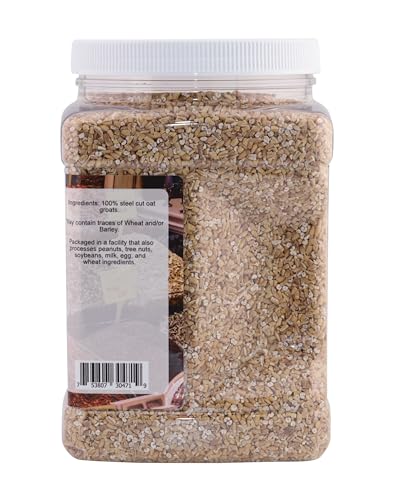 Steel Cut Oat Groats - 3 Lb Tub