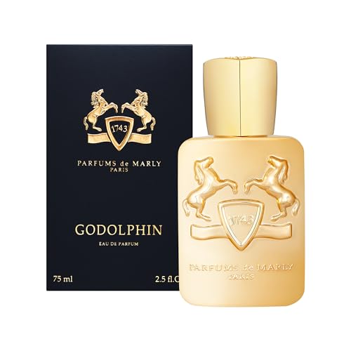 PARFUMS de MARLY - Godolphin - 2.5 Fl Oz - Eau De Parfum For Men - Top notesThyme, Saffron, Cypress - Heart notes Roses, Iris