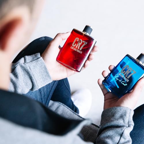 CR7 Cristiano Ronaldo - Eau De Toilette Cologne Scent for Men - Woody, Musky Men's Scent with Lavender, Cardamom, Tobacco, and Cedar - 1.7 oz