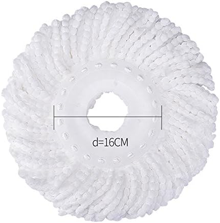 3 Pack Mop Head Replacement Spin Mop Replacement Head Microfiber Spin Mop Refills Easy Cleaning Round Shape Standard Size