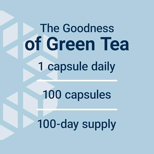 Life Extension Lightly Caffeinated Mega Green Tea Extract, Camellia sinensis Extract with Concentrated EGCG polyphenol Content, Gluten-Free, Non-GMO