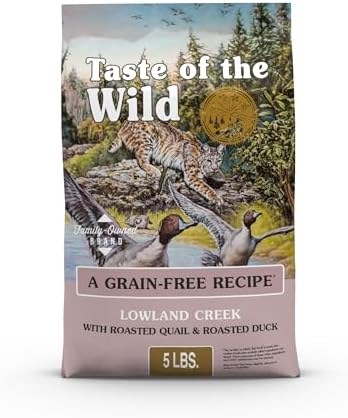 Taste of the Wild Rocky Mountain Dry Cat Food, Roasted Venison, 5lb | Kitten, Adult & Senior Cats | High Protein | Grain Free Recipe* | Nutrient Dense to Help Support Peak Health