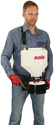 SOLO Inc 421 20-Pound Capacity Portable Chest-Mount Spreader with Comfortable Cross-Shoulder Strap - 421S, White, 20lb
