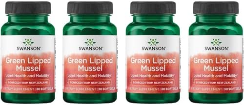 Swanson New Zealand Green Lipped Mussel Oil, 30 Softgels | Supports Joint Comfort and Mobility, Whole-Food Source of Chondroitin Sulfate, Minerals and Nutrients for Joints