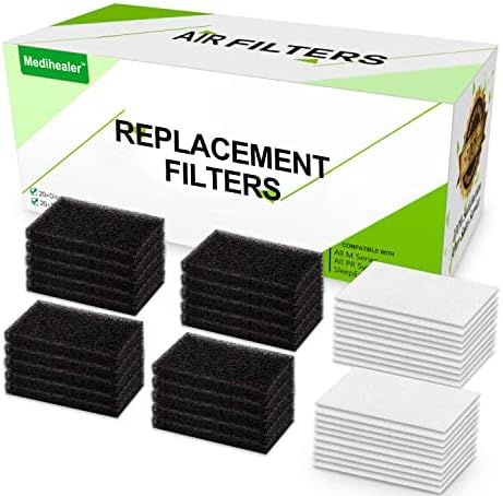 40 Packs CPAP Filters - Foam Filter and Ultra Fine Filters Supplies for Respironics M Series, for PR System One