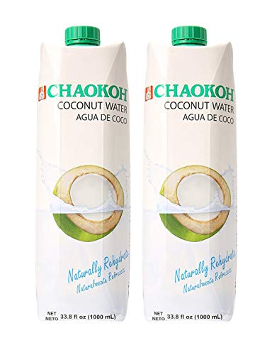 Chaokoh Agua de Coco - Coconut Water (2 Pack, Total of 67.6fl.oz)