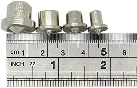 Dowel Center Set 8PC Woodworking Tenon Transfer Plugs 1/4-1/2" | Metal Dowel Centering Pins for Accurate Hole Alignment and Joinery Marker Dowel