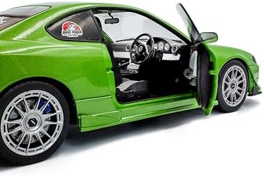 Solido Works 1:18 Scale Nissan Silvia S15 Spec-R Aero Green 1999 Diecast Model Car S1812203