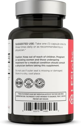 LES Labs Insulin Health Metabolic Health & Support Supplement, 60 Capsules | Metabolic Health, Carbohydrate & Lipid Metabolism, Berberine, Chromium