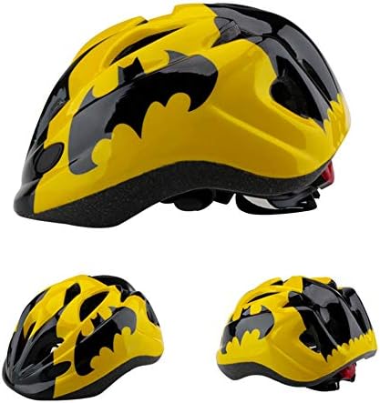 Kids Yellow-Black Bicycle Bike Cycling Skating Scooter Helmets Protective Gear for Toddler Child Children