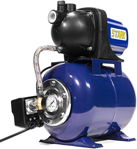 XtremepowerUS 1.6HP Water Transfer Pump w/Automatic Electronic Controller 1268GPH Shallow Well Pump Garden Booster Sprinkler Irrigation Lawn Farm