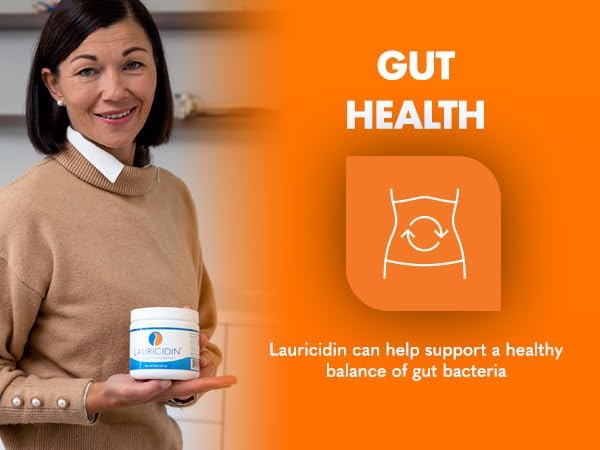 Lauricidin- The Original Monolaurin Supplement- 3000mg per Serving- 227g per Jar (Essential Immune Support and Gut Health)