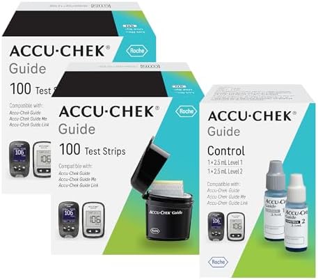 Accu-Chek Guide Glucose Test Strips, Pack of 50 | Diabetic Blood Sugar Testing