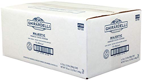 Ghirardelli Majestic Premium Cocoa Powder, 2 Pound -- 6 per case.