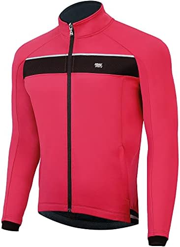 Souke Sports Men's Winter Cycling Jacket Windproof Thermal Bike Jacket