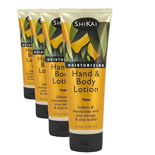 ShiKai Gardenia Hand & Body Lotion (8oz, Pack of 3) | Daily Moisturizing Skincare for Dry and Cracked Hands | With Aloe Vera & Vitamin E