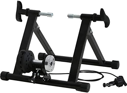 Bike Trainer Stand for Indoor Riding, Bicycle Exercise Training Stand with Magnetic Flywheel, Noise Reduction