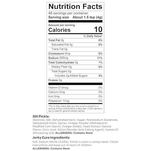 Nesco Bjdp-6, Dill Pickle Jerky Seasoning, 3Count