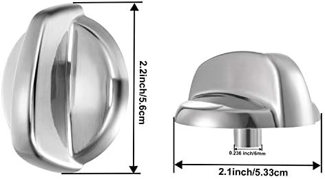 Gejoy WB03T10325 Knobs Burner Control Knobs Compatible with General Electric GE Range Cooktop 2691864 PS3510510(6 Packs)