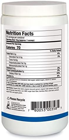 BIOTICS RESEARCH BioFiber Complete - 10 Whole Food Fibers (Organic & Non-GMO), 5g of Fiber Per Serving, Easy-to-Mix Powder