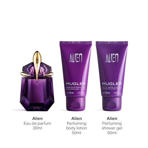 Mugler Alien Eau de Parfum - Long Lasting Floral Woody Womens Perfume | Fragrance With Jasmine, Cashmeran Wood & Amber - Bold Feminine Fragrance Perfect for Daily Wear- Refillable Bottle