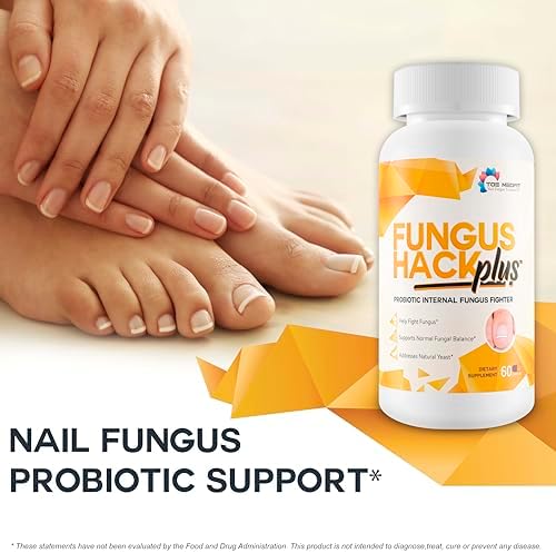 Fungus Hack Plus Probiotic Internal Fungus Fighter - Antifungal Probiotic - Nail Fungus Treatment - This Toe Fungus Treatment is Designed to Balance