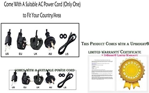 UpBright 3-Prong AC IN Power Cable Cord Compatible with ECOXGEAR EcoBoulder+ GDI-EXBLD810 GDI-EXBLD800...820 GDI-EXBLD820 GDI-EXBM901 EcoBoulder 50W
