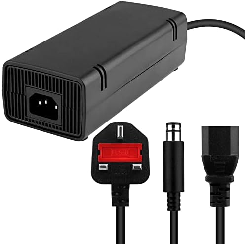 OSTENT US AC Adapter Charger Power Supply Cable Cord for Microsoft Xbox 360 E Console