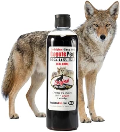 PredatorPee 100% Coyote Urine Natural Predator Scent Made in USA