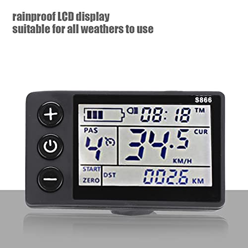 24V-48V Electric Bike Brushless Motor Controller with LCD Display Panel 72V Controller with LCD Scooter Controller Kit (24V/36V 250W/350W)
