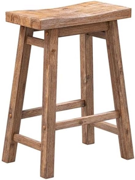 Boraam Sonoma Saddle Stool, Chestnut