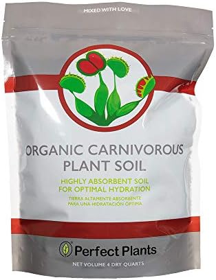 Perfect Plants Carnivorous Plant Soil, 4 qt, Venus Fly Trap Potting Mix