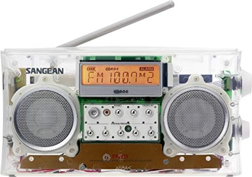Sangean PR-D5CL AM-FM Analog Tuning With LED Indicator - Transparent