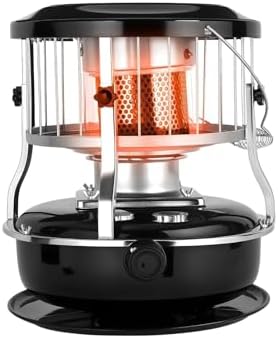 Kerosene Heater, 9000 BTU Non Electric Heaters for Indoor, 16-21 Hours Long Heating Portable Kerosene Heater for Indoor Outdoor Emergency Heating