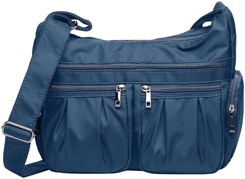 VOLGANIK ROCK Crossbody Purses for Women Shoulder Handbags Lightweight Waterproof Nylon Travel Bag Ladies Pocketbooks