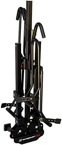 Swagman XTC2 Hitch Mount Bike Rack – Platform Carrier for 2 Bikes, Ratcheting Hook System, Compact Clam-Shell Folding Design | Platform Carrier for 2 Bikes, Ratcheting Hook System, Compact Clam-Shell Folding Design, 1-1/4" or 2" Hitch Receiver