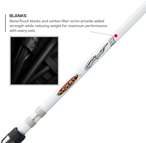 Duckett Fishing Ghost II Spinning & Casting Rods, Lightweight, Durable, and Ultra-Sensitive Performance Fishing Rod