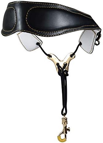 adorence Leather Saxophone Neck Strap for Alto & Tenor Saxophone - Red